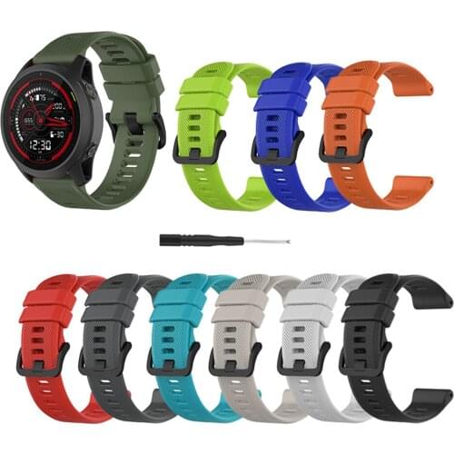 Soft Silicone Strap for Garmin Forerunner 745 GSP Smart Watch Sport Straps Band Belt Accessories Wristband With Screwdriver Gift
