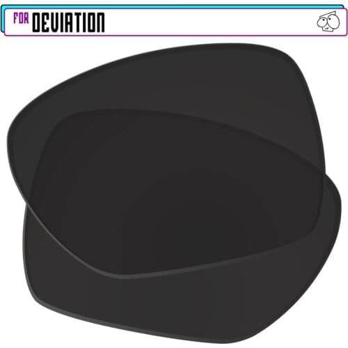 EZReplace Polarized Replacement Lenses for - Oakley Deviation Sunglasses - Black