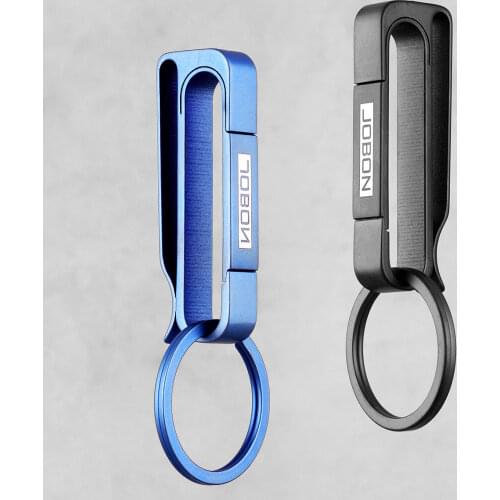 Titanium Colorful Keychain Car Belt Clip Key Chain Waist Hanging Buckle Carbine Lightweight Key Holder for Best Friend Gift