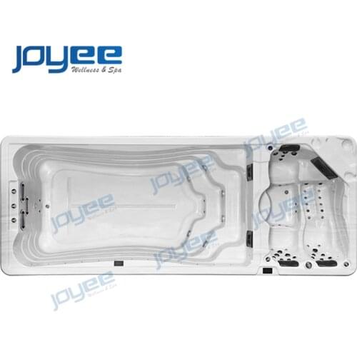 JOYEE Outdoor 3-5 Person Swim Spa Tub Swimming Pool Spa Tub Massage Function Big Whirlpool Family Meeting Party In Garden