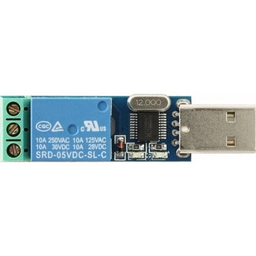LCUS-1 USB Relay Module Onboard CH340 USB Control Chip Computer control switch PC intelligent controller