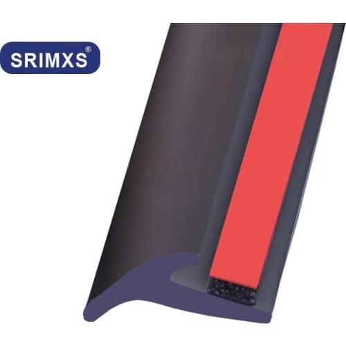 Car Rubber Sealing Strip Stickers Small Slanted T-Type Auto Door Seal Weatherstrip Sound Insulation Edge Sealant Seal For Car
