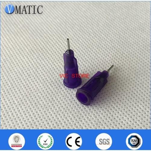 High Quality Quality Assurance 100Pcs 21G 1/4'' Inch Stainless Steel Dispensing Screw Syringe Needle Tips