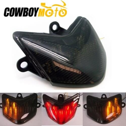 Motorcycle Rear Tail Light Brake Turn Signals Integrated LED Light Lamp For Kawasaki ZX10R ZX-10R 2004 2005 Motorbike Taillight