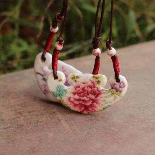Womens ceramics fashion necklaces & pendants wholesale jewelry for women woman lady free shipping #1119