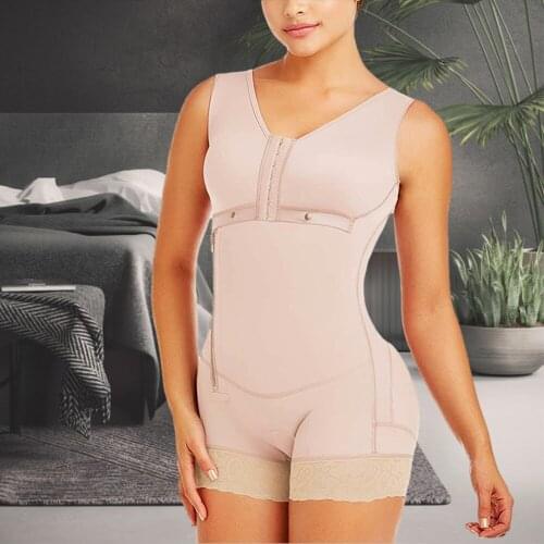 WomenS Bodysuit Slimming Body Shaper Postpartum Girdle Waist Trainer Fajas Ventre Plat Skims Shapewear