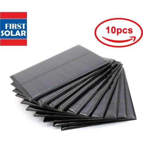 DC 5V 200mA 1Watt 1W Solar Panel Standard Epoxy Polycrystalline Silicon DIY Battery Power Charge Module Mini Solar Cell toy