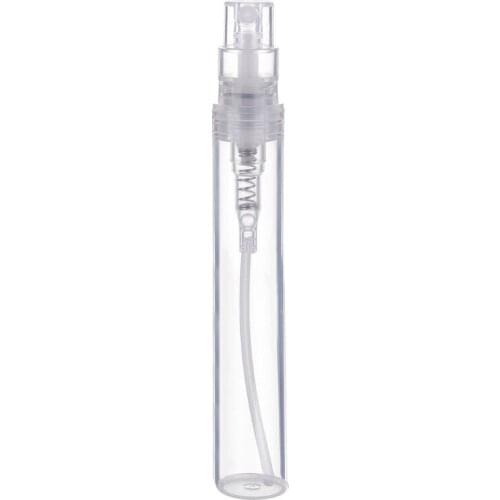 10Pcs Mini Clear Plastic Spray Bottle Small Travel Bottle With Fine Mist Sprayer