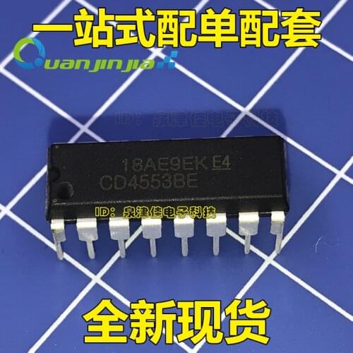 100% Original New CD4553BE CD4553 DIP-16 3BCD