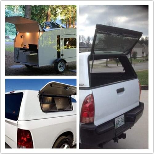 17.1inch/434mm Force 80Lbs/356N Pickup Truck Cap Tool Box Utility Box Lid Topper Camper Shell Gas Struts Lift Support Dampers