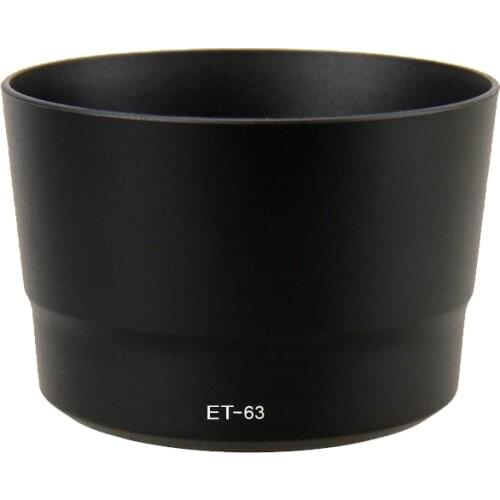 2PCS DSLR Camera Lens Hood 58mm ET-63 Bayonet for Canon EF-S 55-250mm f/4-5.6 IS STM Lens