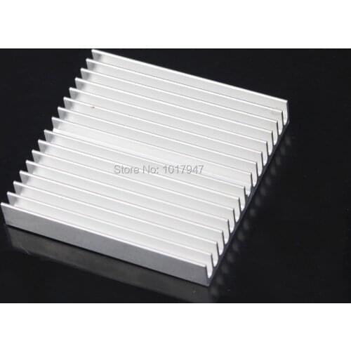 10PCS lot Gdstime Silver Tone Aluminum Radiator Heatsink 60mm x 60mm x 10mm