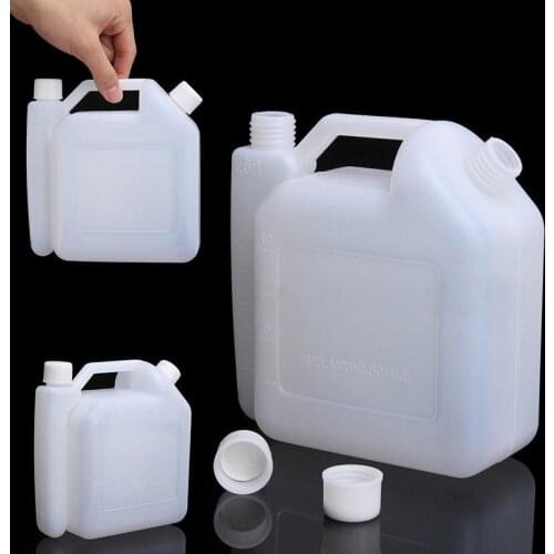 1.0L White 2-Stroke Oil Petrol Fuel Mixing Bottle Tank For Trimmer Chainsaw Tools Parts Kitchen Gadget Accessories