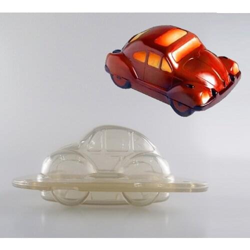 Hot Sale DIY 3D Car Shaped Plastic Chocolate mould Baking Tools Mold DIY Candy Jelly Mold Cake Decorating Molds Pastry Tools