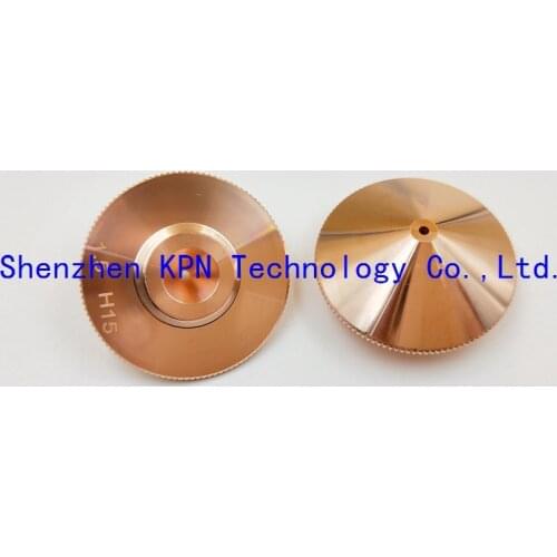 10pcs/lot KPN Laser Single Layers Nozzle 120GJT0515 Dia.32mm-H15-M14 Caliber 1.5mm for raytools laser cutting machine
