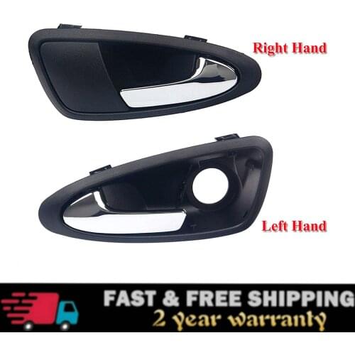 Left/Right Inner Door Handles ABS Car Interior Black Door Handles Auto 6J0837113A 6J1837113A for SEAT Ibiza 2009-2012 GW