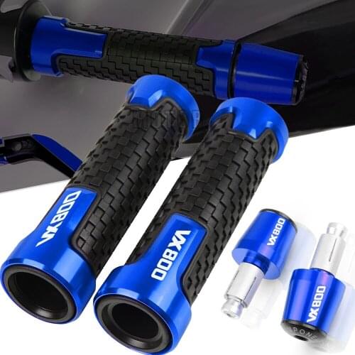 Motorcycle 7/8" 22mm Handlebar Grips Handle Bar Cap Ends Plug FOR SUZUKI VX800 VX 800 VX-800 1990 1991 1992 1993 1994 1995 1996
