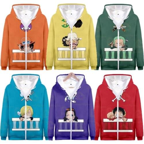 ONE PIECE Monkey D Luffy 3d Hoodie Mens Sweatshirt Ladies Top 3D Printing Sportswear Tracksuit Casual Thin Sweatshirt Hoodie