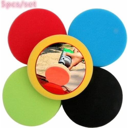 5 pcs Polisher buffer pad set, for general car paint, mainly used for car polishing and buffing, furniture polished finish