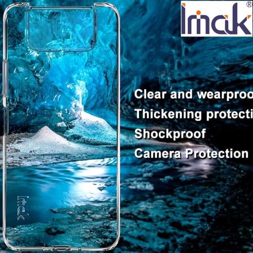 IMAK Clear Transparent TPU Case For Asus Zenfone 7 ZS670KS Zenfone 7 Pro ZS671KS Soft Silicone Cover