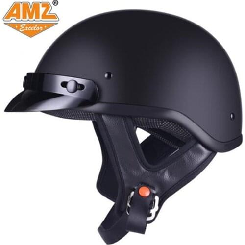 AMZ spring and summer half helmet Hare retro men and women general motorcycle helmet electric car locomotive four seasons light