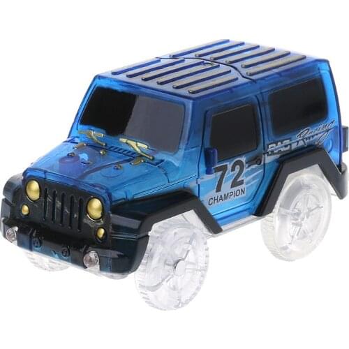 LED car model Night Luminous Magic Electronics Vehicle Flashing Lights Kids Educational Toy