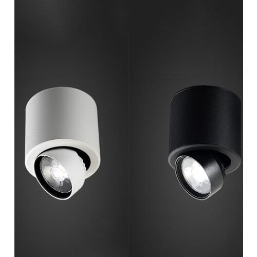 350 Degree Rotating LED Celing lights 3W 5W 7W 10W Surface Mounted Wall Sconce Lamp For Bar Living Room Coffee shop ceiling lamp