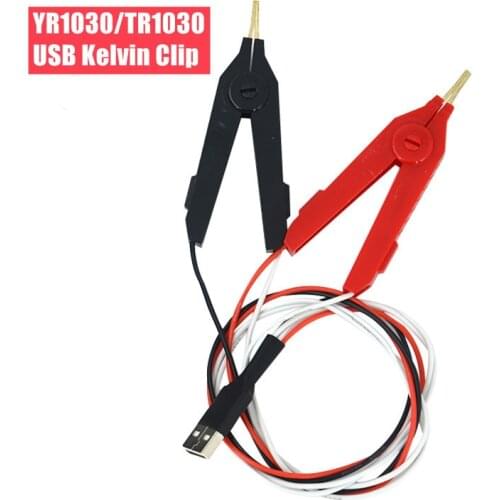 YR1030 YR1035 Battery Internal Resistance Testing Kelvin Clip 18650 26650 32650 Battery Test Kelvin Clamp