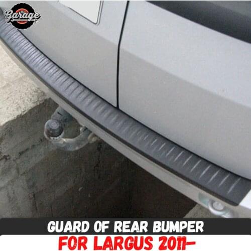 Guard of rear bumper for Lada Largus 2011- ABS plastic accessories protective plate of scratches car styling tuning