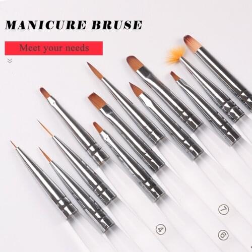 1pcs/lot Japanese Crystal Rod Manicure Pen Gradually Fade Coloring Pen Full Set For Nail Art Salon