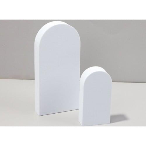 2 x Door Combo Foam Props Kits Geometric Solid Color Photography Photo Background Table Shooting Product Display Decoration