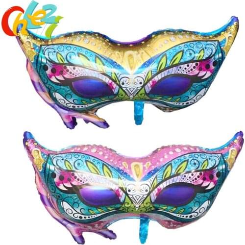 25pcs/lot Colorful Mask Helium Balloons Adult Party Wedding Decor Photo Props Birthday Party Decoration Kids Toys Baby Shower