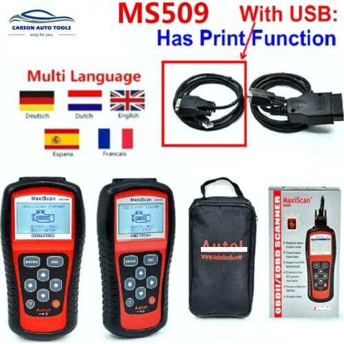 A-utel MaxiScan MS509 OBDII/EOBD OBD2 auto Code Reader Work For US&Asian&European Car Scanner better than KW808