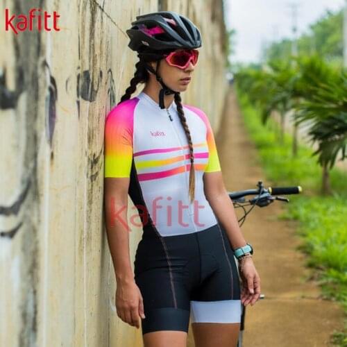 Cafete’s new women’s professional triathlon sportswear summer short-sleeved cycling jersey cycling wear team jumpsuit suit