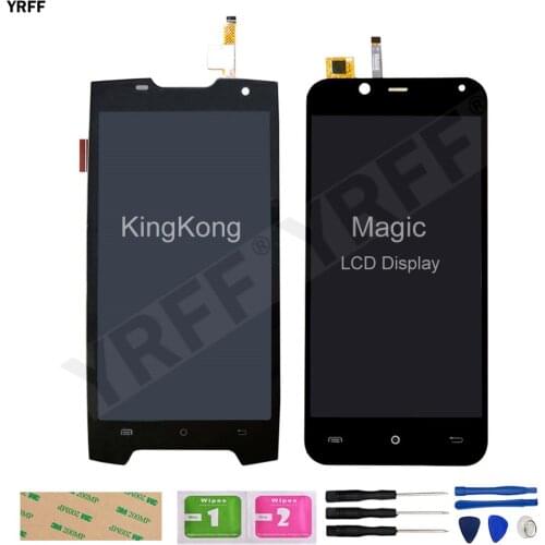 For Cubot Magic LCD For Cubot King Kong lcd Display Touch Screen Digitizer Assembly Repair parts Panel Lens Sensor 100% Test