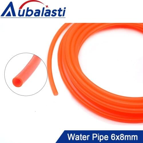 Aubalasti Water Pipe Tube 6x8mm Flexible Hose For Water Pump For CNC Cutting Machine
