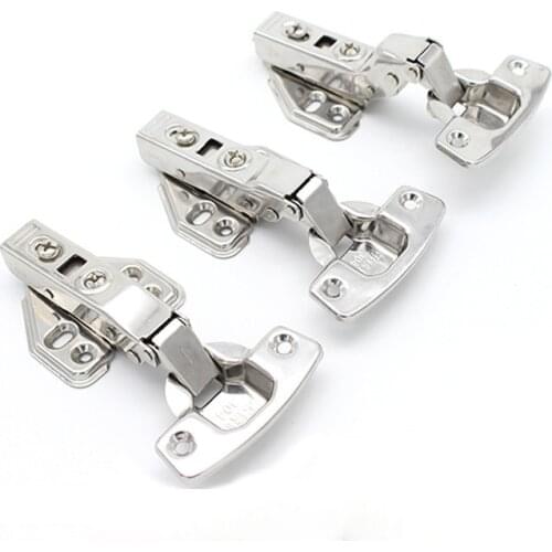 Stainless Steel Hydraulic Hinges 968 Copper Bar Damping Cushion Removable Cabinet Door Hinge