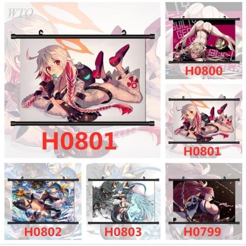 Guilty Gear Dizzy Baiken Jack-O Wall Poster HD Print Anime Posters Canvas Painting Wall Decor Poster Wall Art Picture Home Decor