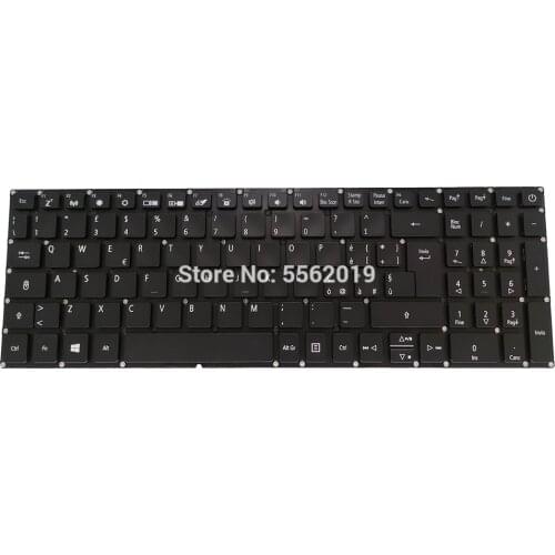 OVY IT PO Backlight keyboard for Acer Aspire 7 A715-72 A717 71 72G black laptops keyboard Italian Portuguese version top fashion