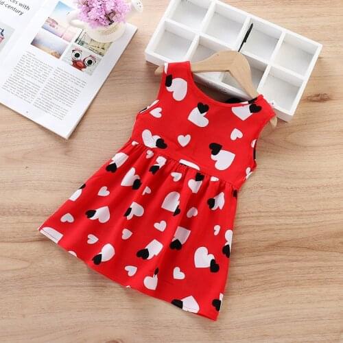 Summer dress Red evening beauty baby Party clothes for newborns fairy Childrens clothing girls Birthday mini princess dress