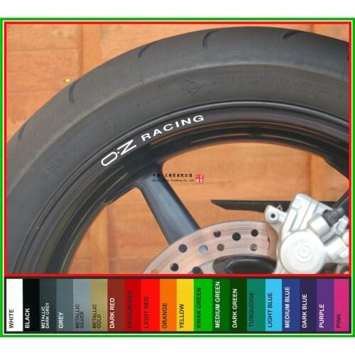 Motorcycle Sticker for OZ RACING Wheel Rim Decals Stickers Carbon Lightweight Magnesium Decals