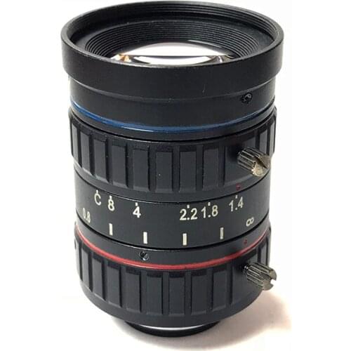 NEW 1" 8MP 35mm F1.4 CCTV C Mount Lens Manual Focus Manual IRIS Machine Vision Lens For C Mount HD Security Camera SL-C3514M
