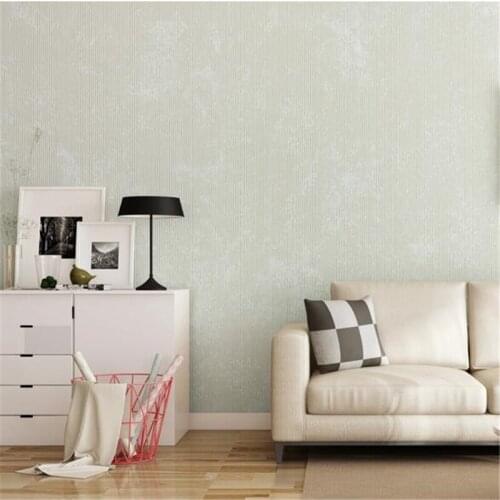 Beibehang papel de parede Modern minimalist retro wallpaper bedroom living room became plain yarn non-woven wallpaper