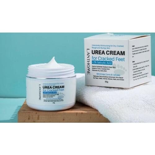 Lanthome Foot Urea Cream Scrub Exfoliating Cream Heel Cracked Repair Cream Removal Dead Skin Hand