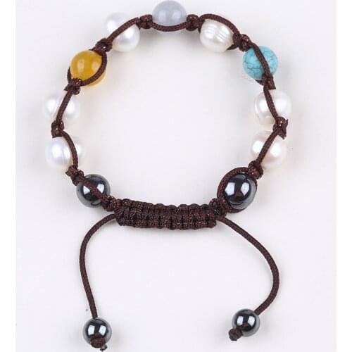 Custom 8/10mm Hematite Soapstone Pearl Turquoise Bracelet