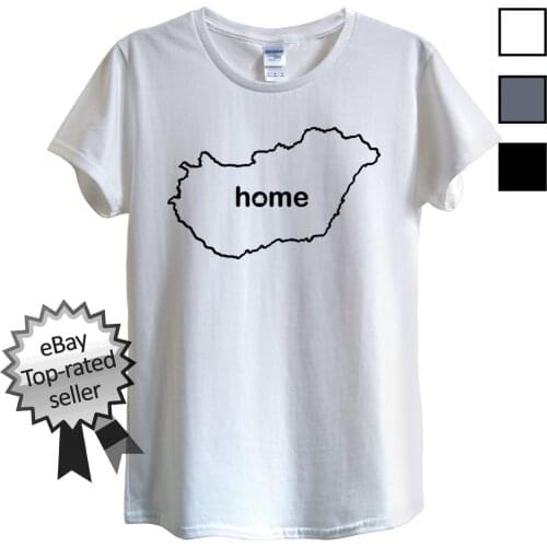 Simple Short-Sleeved Cotton T-Shirt HUNGARY HOME T-Shirt FIND YOUR OWN Country Men OR Womens Hungarian Budapest O-Neck T Shirt