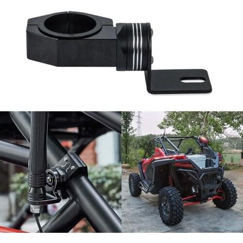 TV Flag Mount Whip Light Mount for 1.75 to 2 Inch Roll Bar Universal UTV for Polaris RZR 900 1000 Can Am Commander