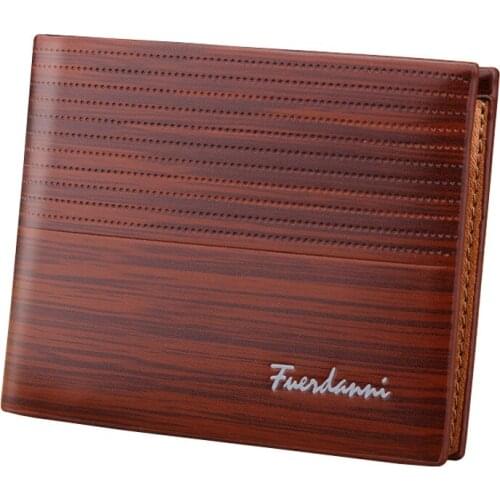 Vintage Men Leather Wallet Brand Luxury Short Slim Male Purses Money Clip Credit Portomonee Bifold credit Card Holder Wallet