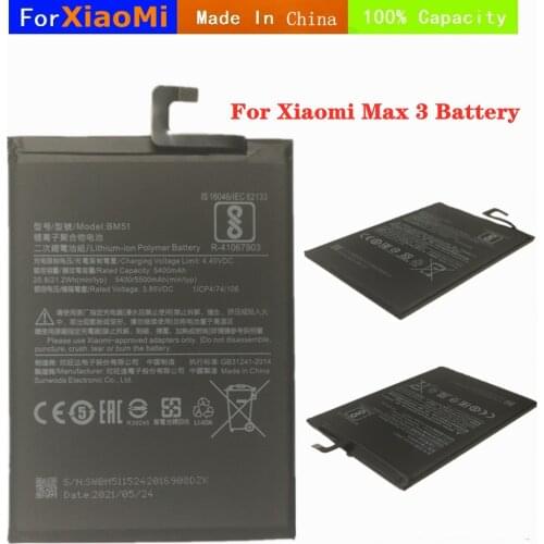 ZQTMAX Xiaomi Mi Max 3 Phone Batteries