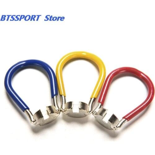 3 Colors Portable Mini Bicycle Spoke Key Wheel Spoke Wrench Nipples Bike Cycling Accessories Durable Bicycle Repair Tools